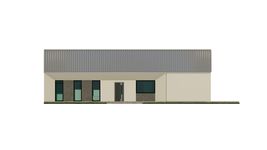 Projekt domu uA229 (WCB1374) - elewacja frontowa