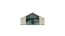 Projekt domu uA229 (WCB1374) - elewacja prawa