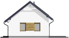 Projekt domu N31-BG (KKG1042) - elewacja prawa