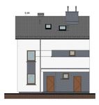Projekt domu Domidea 203 (WAC1128) - elewacja frontowa