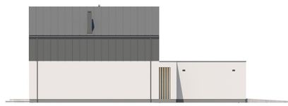 Projekt domu D427 - z garażem (WAI1544) - elewacja lewa