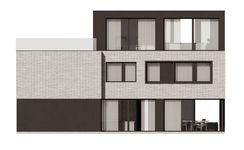 Projekt domu N-254 (PZB1145) - elewacja tylna