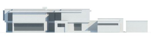 Projekt domu LK&1327 (LKP1183) - elewacja tylna