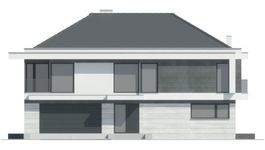 Projekt domu LK&1326 (LKP1181) - elewacja frontowa