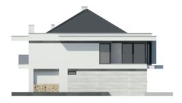 Projekt domu LK&1326 (LKP1181) - elewacja lewa
