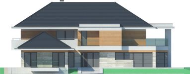 Projekt domu LK&1312 (LKP1180) - elewacja lewa