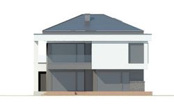 Projekt domu LK&1141 (LKP1167) - elewacja prawa