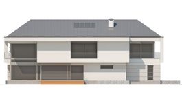 Projekt domu LK&1137 (LKP1164) - elewacja lewa