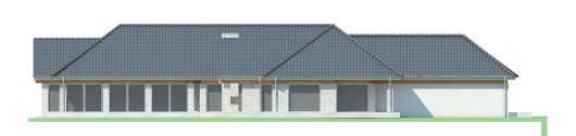 Projekt domu LK&1135 (LKP1172) - elewacja lewa