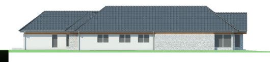 Projekt domu LK&1135 (LKP1172) - elewacja prawa