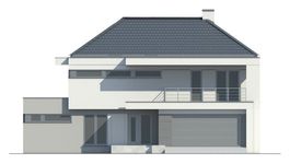 Projekt domu LK&1131 (LKP1156) - elewacja frontowa
