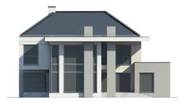Projekt domu LK&1131 (LKP1156) - elewacja tylna