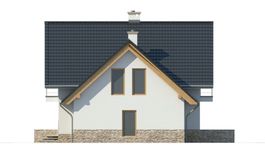 Projekt domu LK&1130 (LKP1155) - elewacja prawa