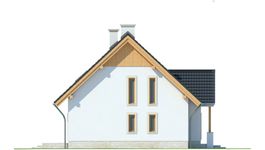 Projekt domu LK&1119 (LKP1224) - elewacja lewa