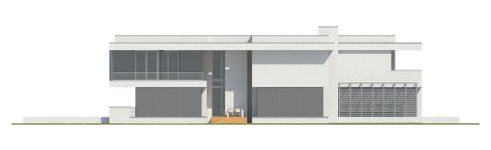 Projekt domu LK&1117 (LKP1229) - elewacja prawa