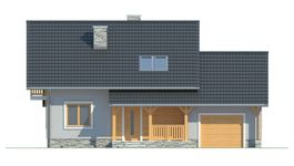 Projekt domu LK&1112 (LKP1232) - elewacja frontowa
