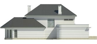 Projekt domu LK&1103 (LKP1235) - elewacja lewa