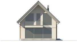 Projekt domu LK&1091 (LKP1225) - elewacja lewa