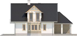 Projekt domu LK&1062 (LKP1243) - elewacja lewa