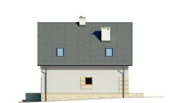 Projekt domu LK&1053 (LKP1252) - elewacja lewa