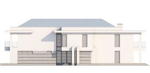 Projekt domu LK&1051 (LKP1251) - elewacja prawa