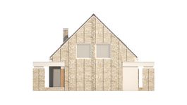 Projekt domu LK&1044 (LKP1250) - elewacja lewa