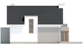 Projekt domu LK&1016 (LKP1244) - elewacja tylna
