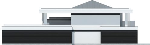 Projekt domu LK&1578 (LKP1100) - elewacja lewa