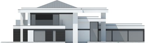 Projekt domu LK&1578 (LKP1100) - elewacja prawa
