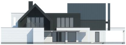 Projekt domu LK&1552 (LKP1122) - elewacja lewa