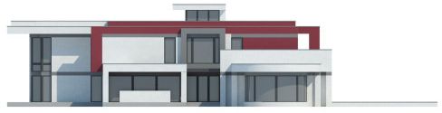Projekt domu LK&1540 (LKP1126) - elewacja tylna