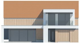 Projekt domu LK&1531 (LKP1110) - elewacja frontowa