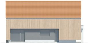 Projekt domu LK&1531 (LKP1110) - elewacja tylna