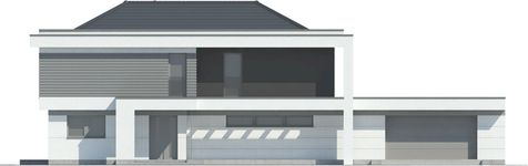 Projekt domu LK&1527 (LKP1111) - elewacja frontowa