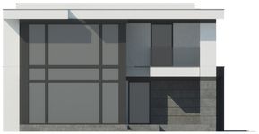 Projekt domu LK&1525 (LKP1114) - elewacja lewa
