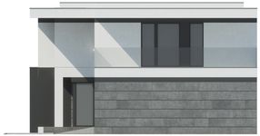 Projekt domu LK&1525 (LKP1114) - elewacja prawa
