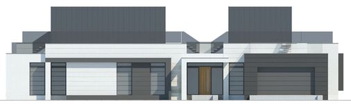 Projekt domu LK&1517 (LKP1146) - elewacja frontowa