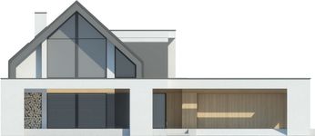 Projekt domu LK&1473 (LKP1133) - elewacja frontowa
