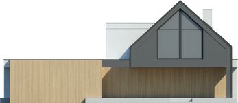 Projekt domu LK&1473 (LKP1133) - elewacja tylna