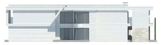 Projekt domu LK&1465 (LKP1200) - elewacja prawa