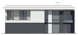 Projekt domu LK&1440 (LKP1140) - elewacja prawa