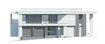 Projekt domu LK&1415 (LKP1112) - elewacja frontowa