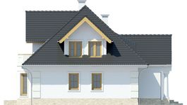 Projekt domu LK&1410 (LKP1125) - elewacja lewa
