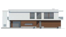 Projekt domu LK&1408 (LKP1119) - elewacja frontowa