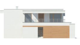 Projekt domu LK&1401 (LKP1148) - elewacja lewa