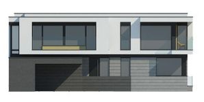 Projekt domu LK&1380 (LKP1212) - elewacja lewa