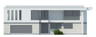 Projekt domu LK&1378 (LKP1213) - elewacja frontowa