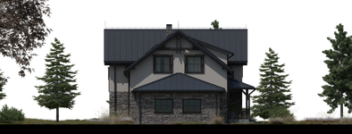 Projekt domu FarmHouse One plus (SBM1002) - elewacja lewa