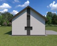 Projekt budynku gospodarczego Planujdom G53 (ABP1113) - elewacja lewa