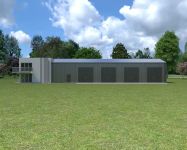 Projekt budynku gospodarczego Planujdom G61 (ABP1122) - elewacja frontowa